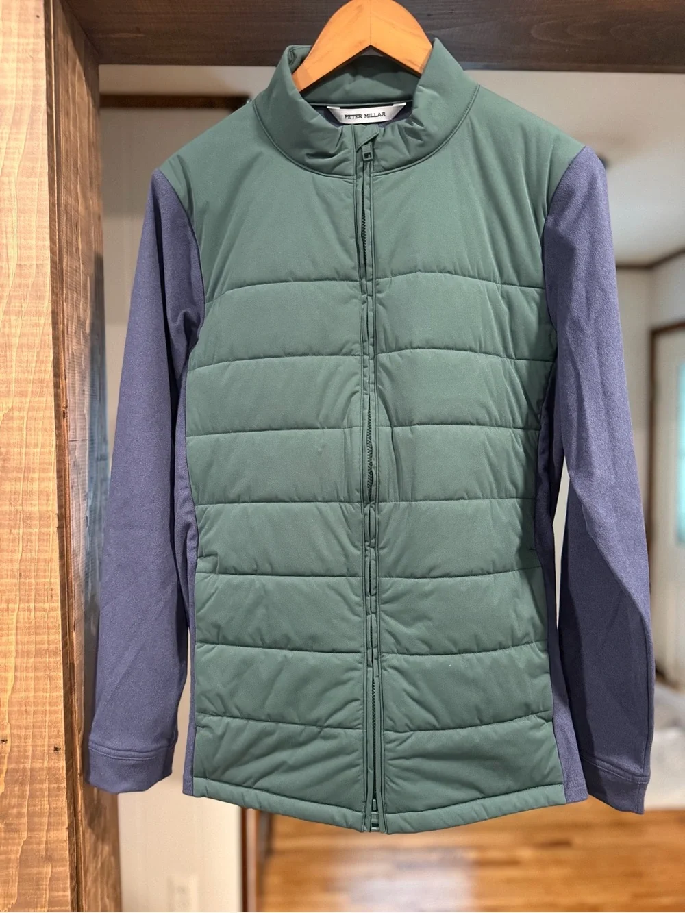 NWT Peter Millar Men's Nordic Pine Merge Hybrid Fleece Jacket (Large)